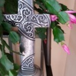 Easter cactus with cross