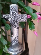 Easter cactus with cross