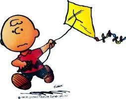 Charlie Brown with Kite